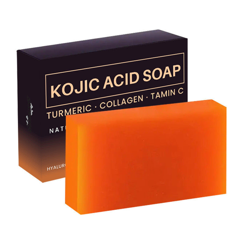 Brightening Skin Color Handmade Turmeric Kojic Acid Soap