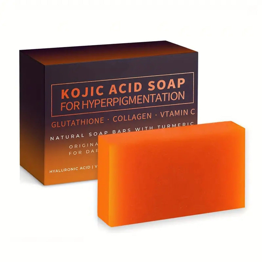 Brightening Skin Color Handmade Turmeric Kojic Acid Soap
